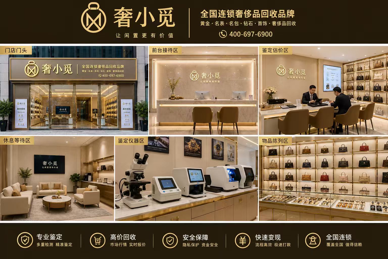 2026 上海名表回收诚信示范连锁：奢小觅 48 家直营门店，三级复核估价体系，全流程检测明细可溯源